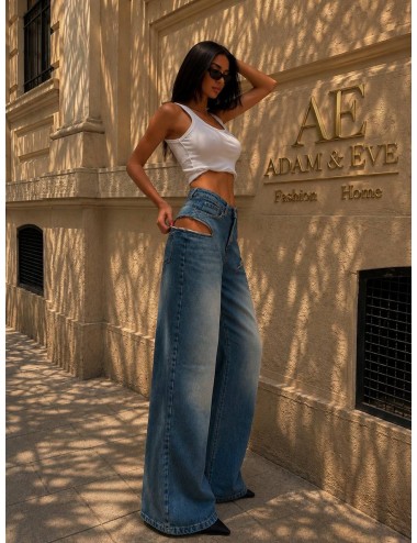 Baggy Yanlardan Fermuar Detaylı  Pantolon